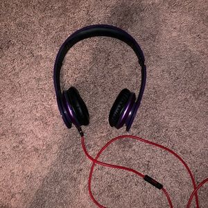 Purple beats headphones